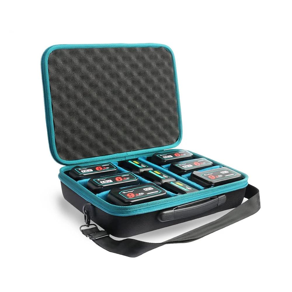 Waitley Portable Tool Battery Storage Case Waterproof accessories box For Makita ect batteries store carry, Can DIY Waitley Portable Tool Battery Storage Case Waterproof accessories box For Makita ect batteries store carry, Can DIY