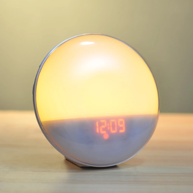 Wake Up Light Alarm Clock with Sunrise/Sunset Simulation Dual Alarms FM Radio Nightlight 7 Colors Natural Sounds Snooze Wake Up Light Alarm Clock with Sunrise/Sunset Simulation Dual Alarms FM Radio Nightlight 7 Colors Natural Sounds Snooze