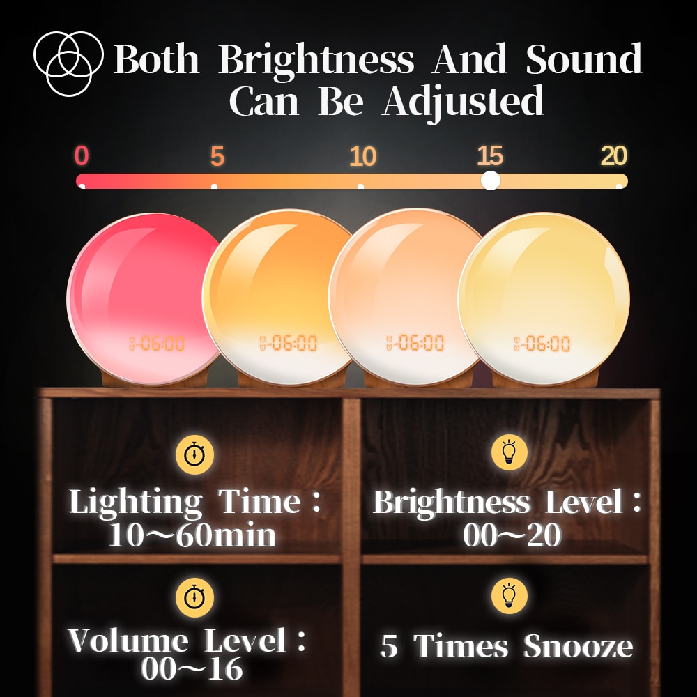 Wake Up Light Digital Alarm Clock Wake Up Light Digital Alarm Clock