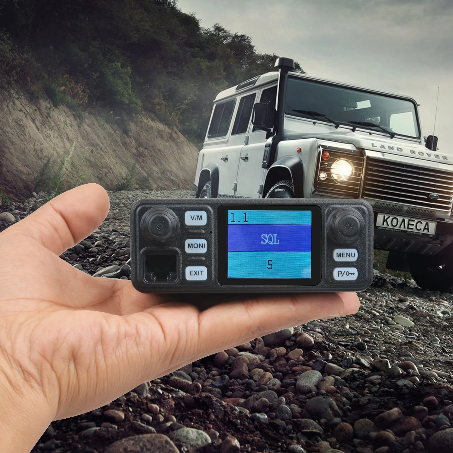 Walkie Talkie IC-980 Pro UHF VHF Dual Band Dual Watch 25W AI Noise Reduction FM Scrambler Vox Mini Mobile Radio