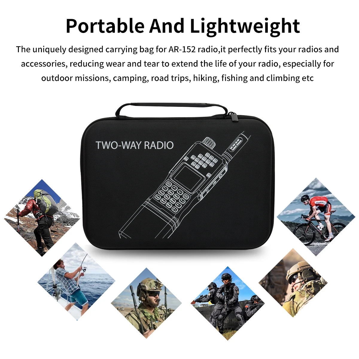 Walkie Talkie Powerful CB Two way Radio 12000mAh Battery Tactial Long Range AN PRC-152 Dual Band Transceiver Walkie Talkie Powerful CB Two way Radio 12000mAh Battery Tactial Long Range AN PRC-152 Dual Band Transceiver