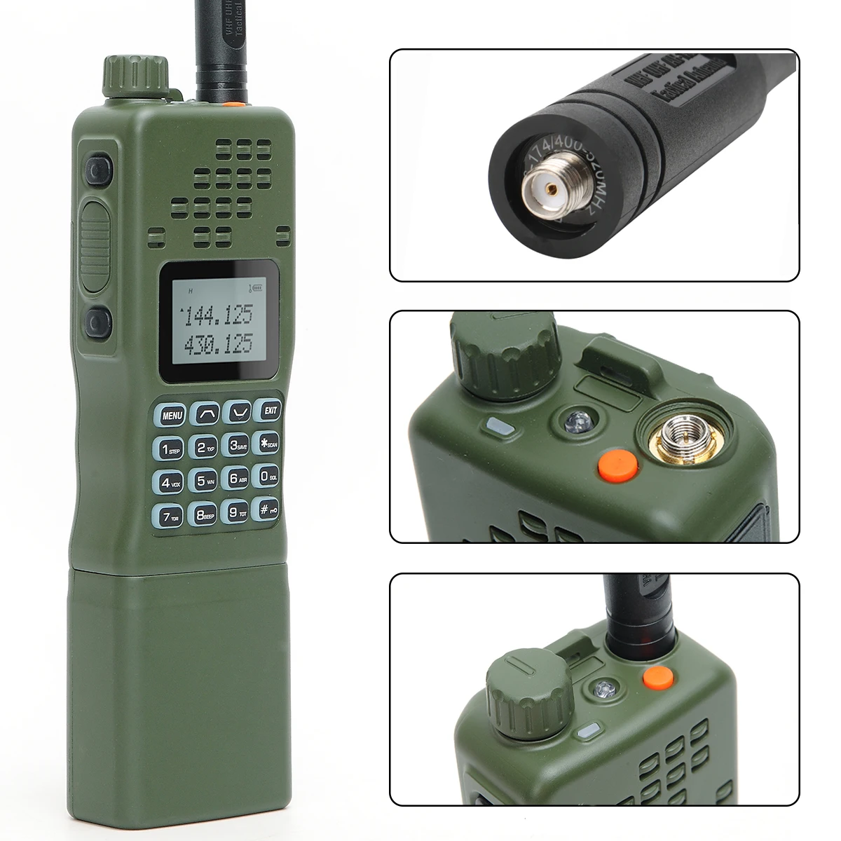 Walkie Talkie Powerful CB Two way Radio 12000mAh Battery Tactial Long Range AN PRC-152 Dual Band Transceiver Walkie Talkie Powerful CB Two way Radio 12000mAh Battery Tactial Long Range AN PRC-152 Dual Band Transceiver