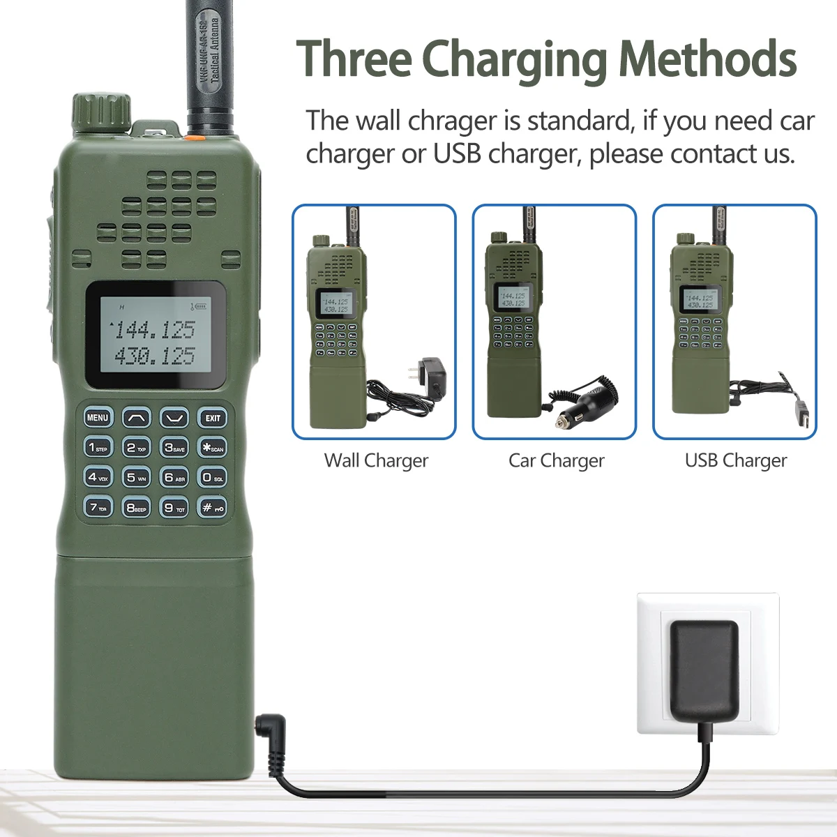 Walkie Talkie Powerful CB Two way Radio 12000mAh Battery Tactial Long Range AN PRC-152 Dual Band Transceiver Walkie Talkie Powerful CB Two way Radio 12000mAh Battery Tactial Long Range AN PRC-152 Dual Band Transceiver