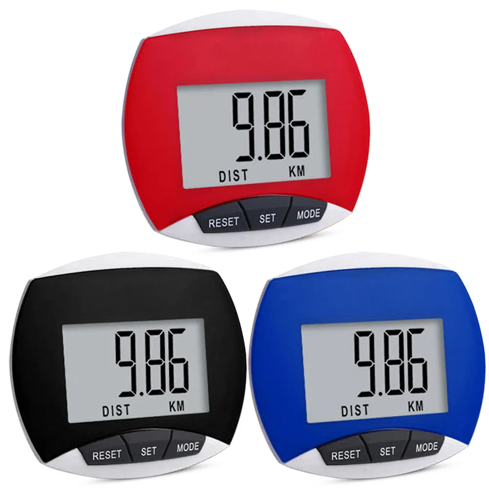 Walking Distance Step Pedometer LCD Display Electronic Running Distance Monitor Multi-Function for Men Women Kids Walking Distance Step Pedometer LCD Display Electronic Running Distance Monitor Multi-Function for Men Women Kids