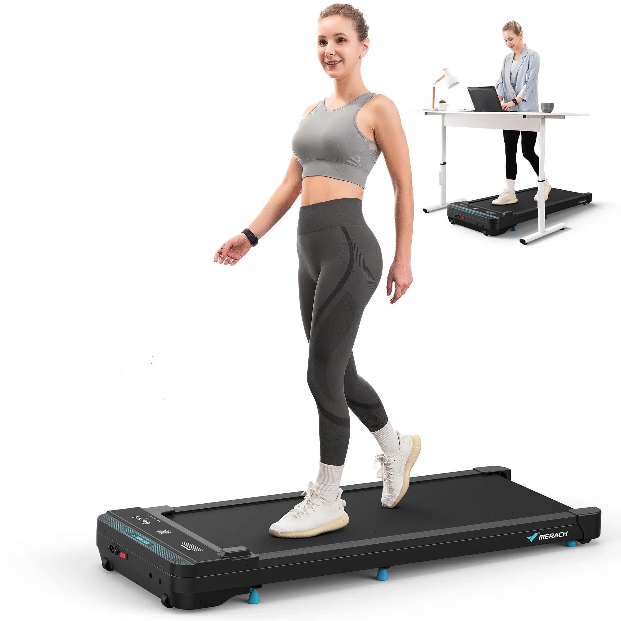 Walking Pad Small Treadmill for Home and Office Under Desk Treadmill with Max 3.8MPH 40 dB 2in1 Quiet Portable Mini