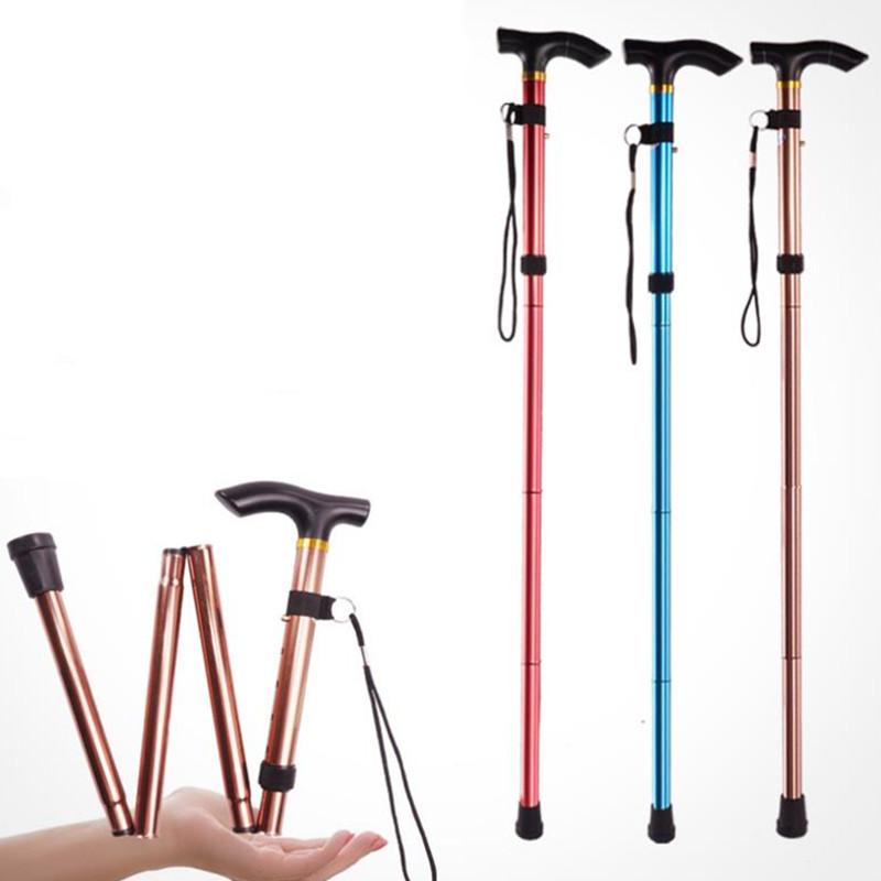 Walking Stick Hiking Trekking Poles Trail Ultralight 4 Section Adjustable Canes Aluminum Alloy Folding Walking Stick Walking Stick Hiking Trekking Poles Trail Ultralight 4 Section Adjustable Canes Aluminum Alloy Folding Walking Stick