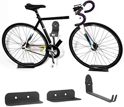 Wall Bike Rack 3PC Wall-Mount Set Wall Bike Rack 3PC Wall-Mount Set
