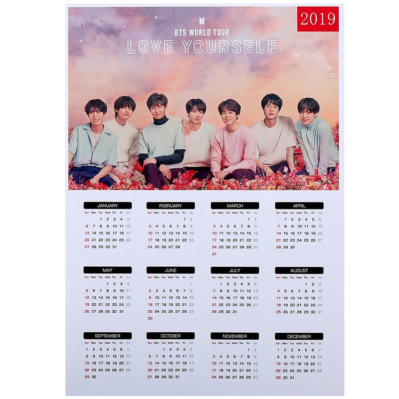 Wall Calendar Bangtan Boys