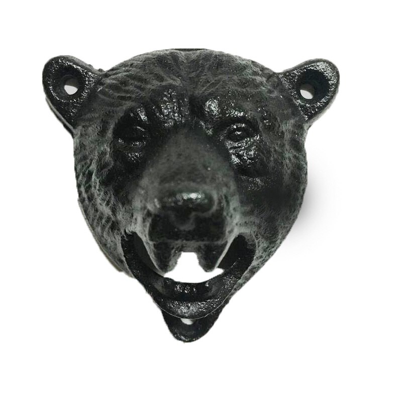 Wall Cast Iron Bear Bottle Opener Wall Cast Iron Bear Bottle Opener