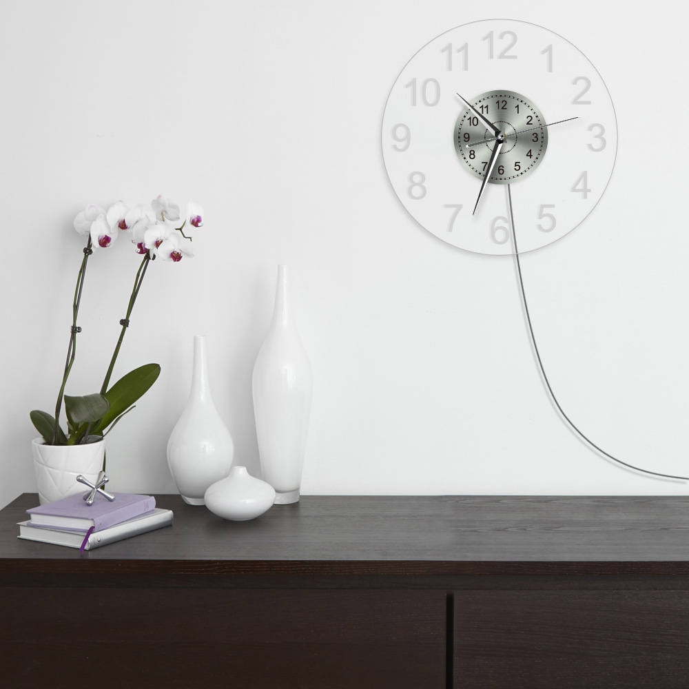 Wall Clock with Light and Remote Control
