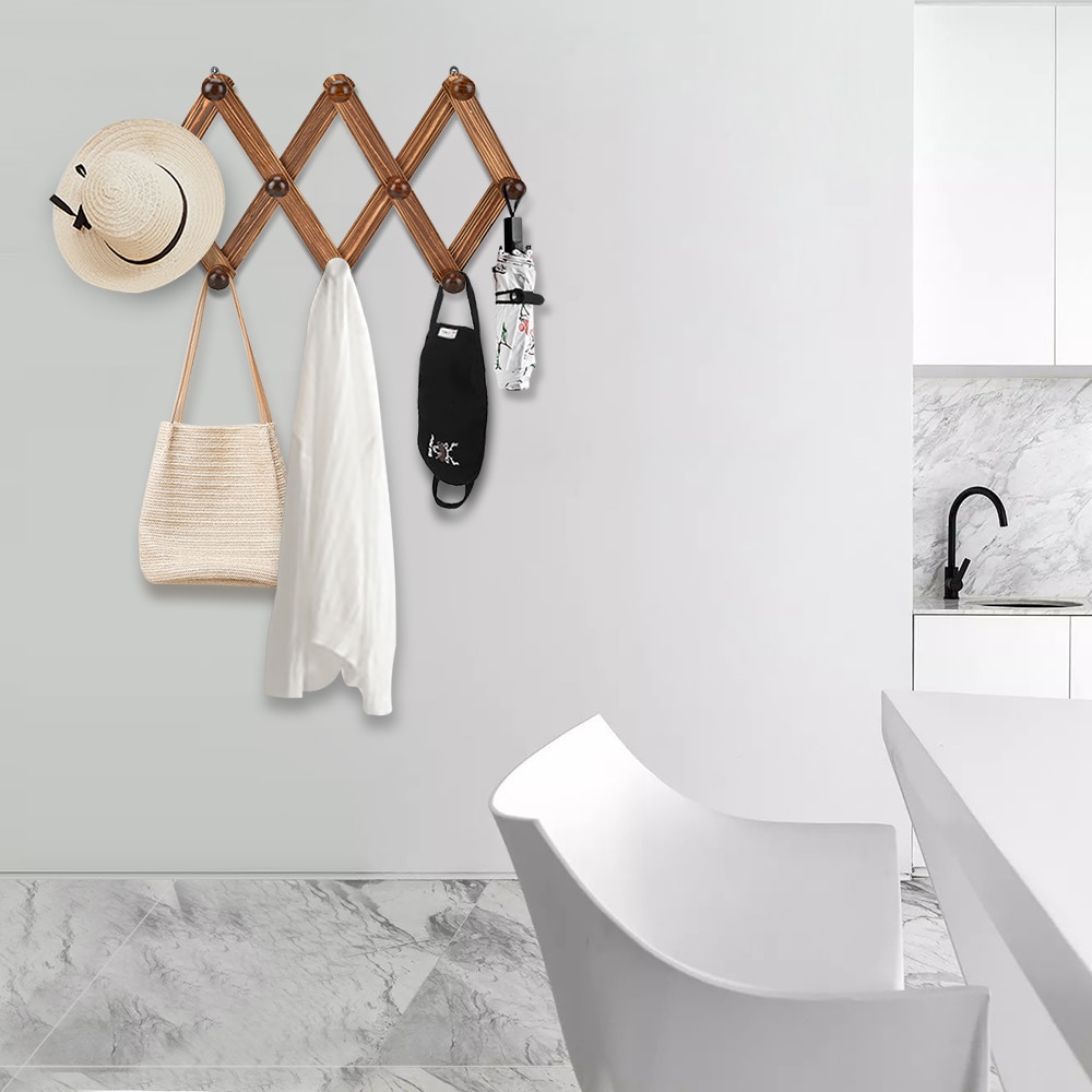 Wall Coat Rack 10-Hook Hanger Wall Coat Rack 10-Hook Hanger
