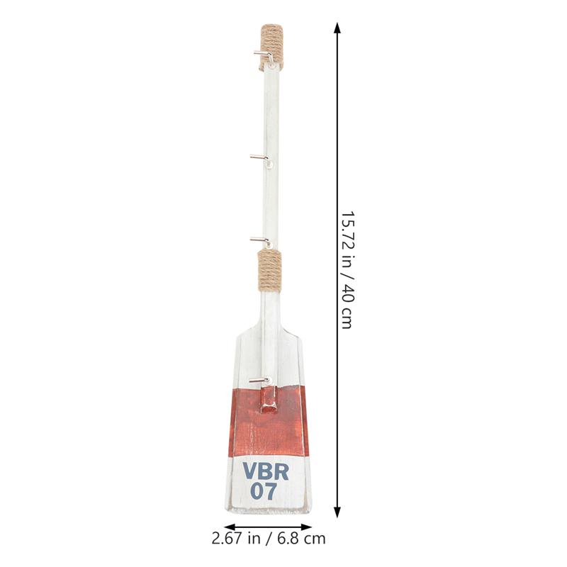 Wall Decorative Paddle with Hooks Wall Decorative Paddle with Hooks