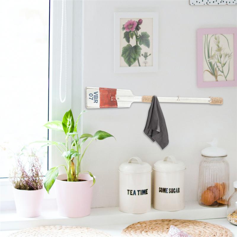 Wall Decorative Paddle with Hooks Wall Decorative Paddle with Hooks