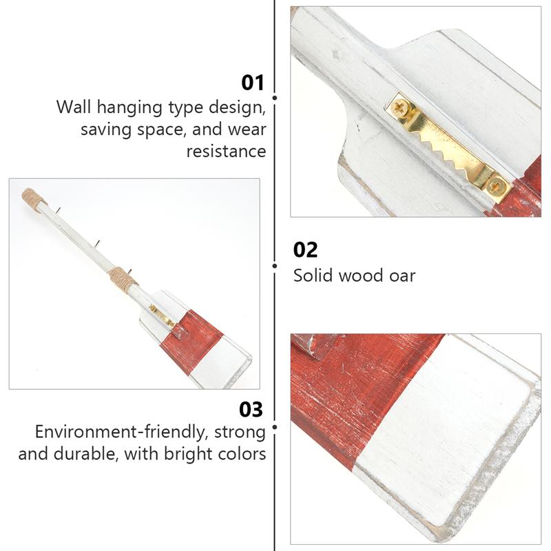 Wall Decorative Paddle with Hooks Wall Decorative Paddle with Hooks