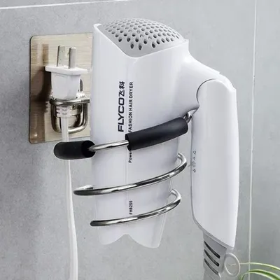 Wall Hair Dryer Holder Metal Stand Wall Hair Dryer Holder Metal Stand