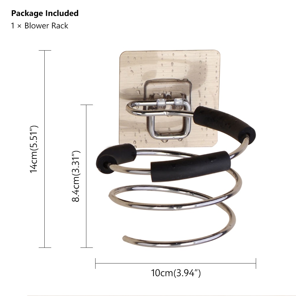 Wall Hair Dryer Holder Metal Stand Wall Hair Dryer Holder Metal Stand