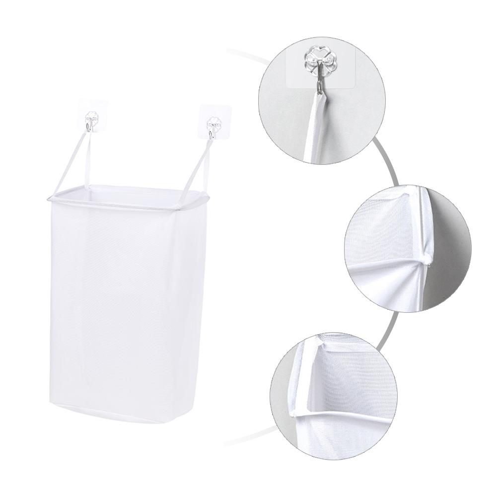 Wall Hanging Laundry Basket with Hooks Wall Hanging Laundry Basket with Hooks