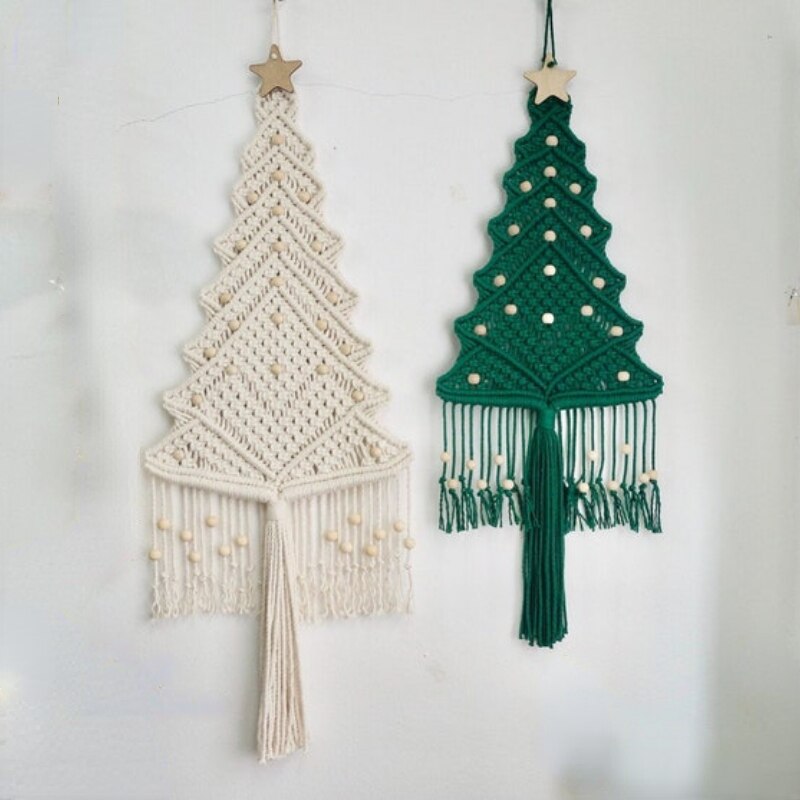 Wall Hanging Macrame Christmas Tree Wall Hanging Macrame Christmas Tree