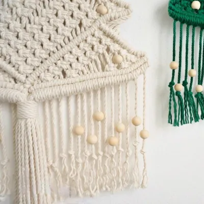 Wall Hanging Macrame Christmas Tree Wall Hanging Macrame Christmas Tree