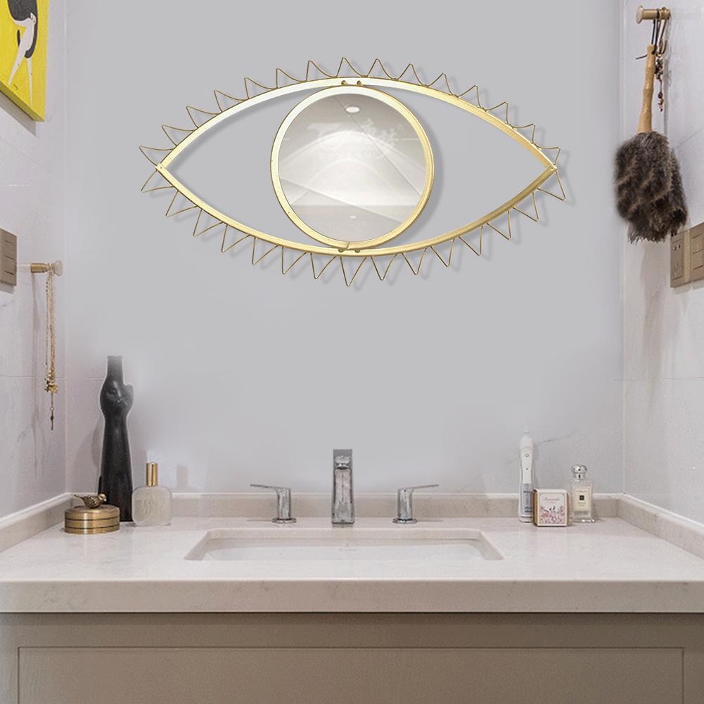 Wall Hanging Metal Eye Shaped Mirror Wall Hanging Metal Eye Shaped Mirror