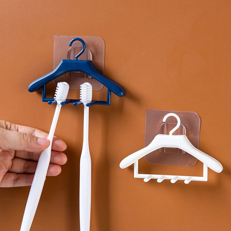 Wall Hanging Plastic Toothbrush Hanger Wall Hanging Plastic Toothbrush Hanger