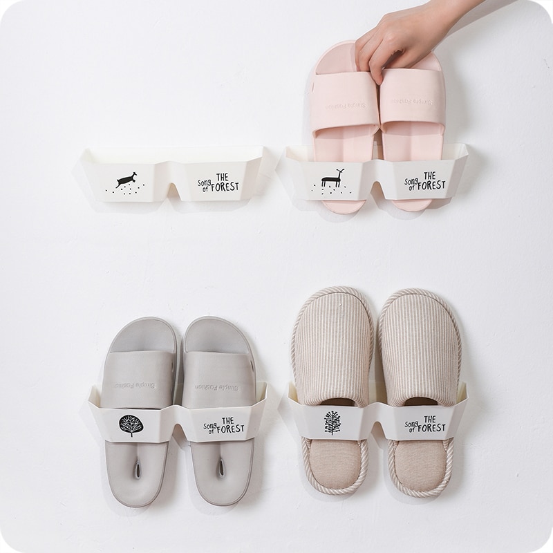 Wall Hanging Shoe Rack Self Adhesive Wall Hanging Shoe Rack Self Adhesive