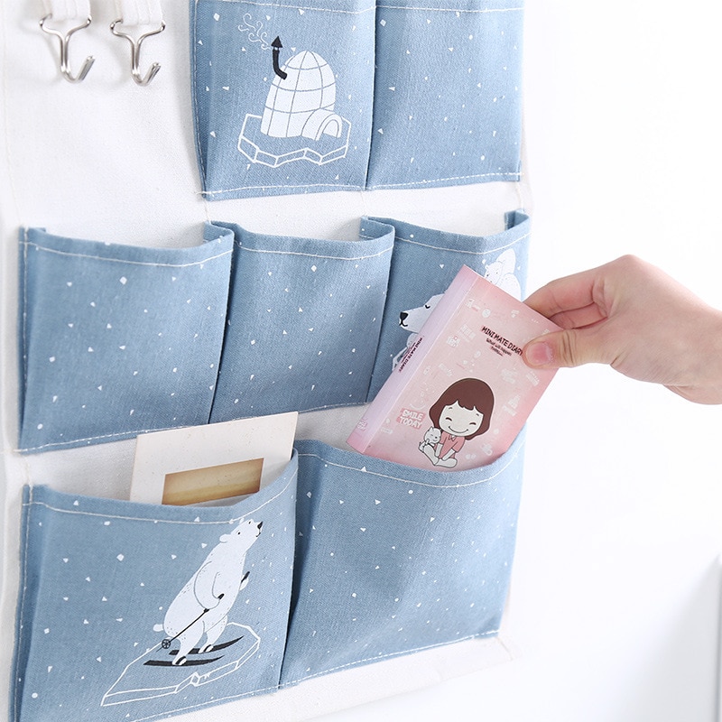 Wall Hanging Storage 7 Pockets Organizer