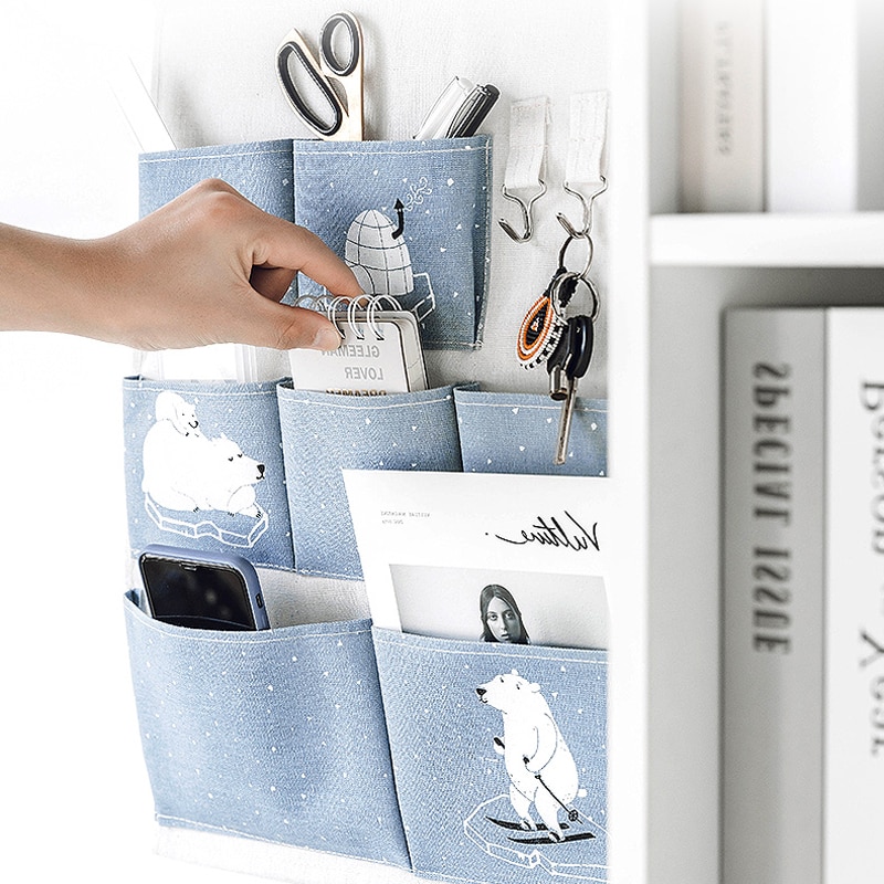 Wall Hanging Storage 7 Pockets Organizer