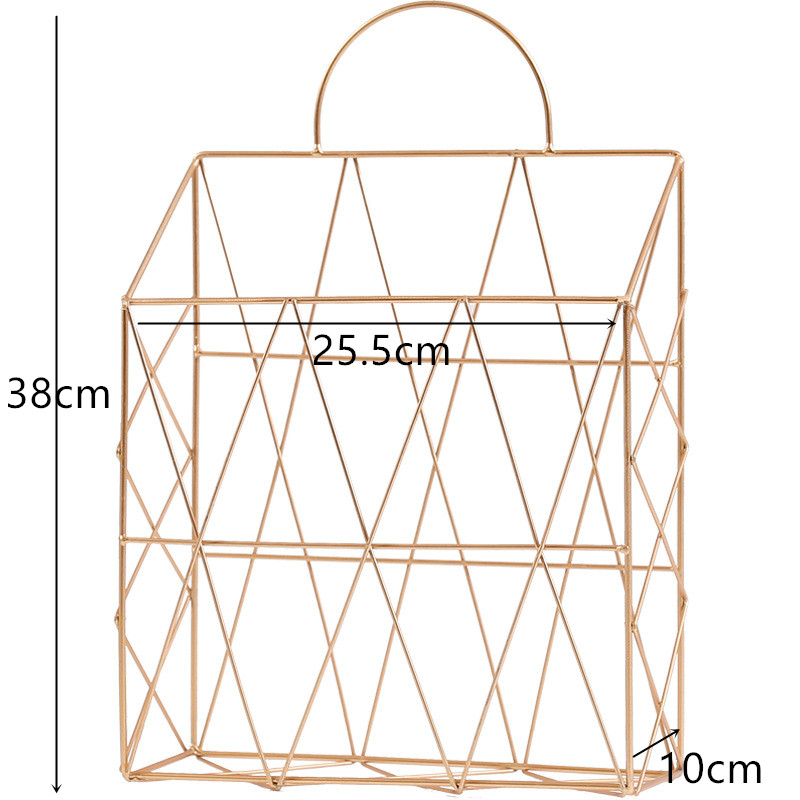 Wall Magazine Rack Metal Basket Wall Magazine Rack Metal Basket