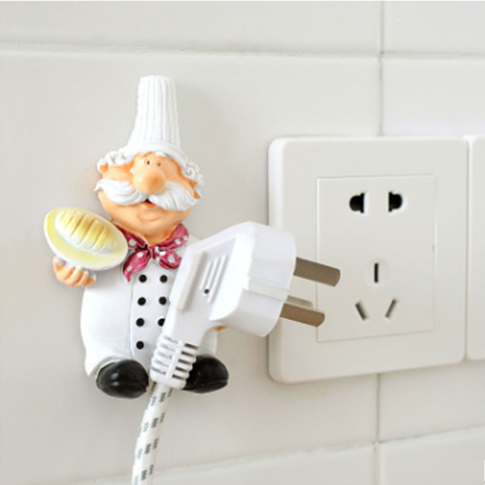 Wall Mount Chef Plug Holder Wall Mount Chef Plug Holder
