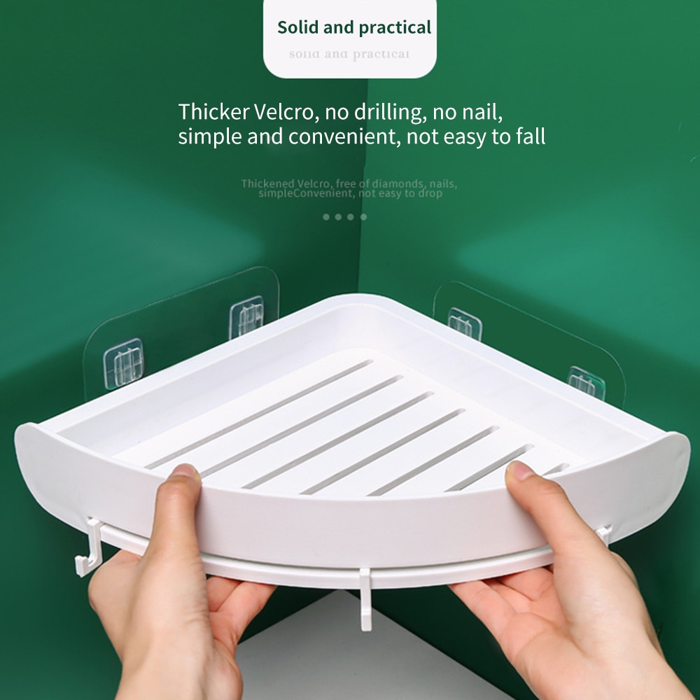 Wall Mount Corner Shelf Organizer