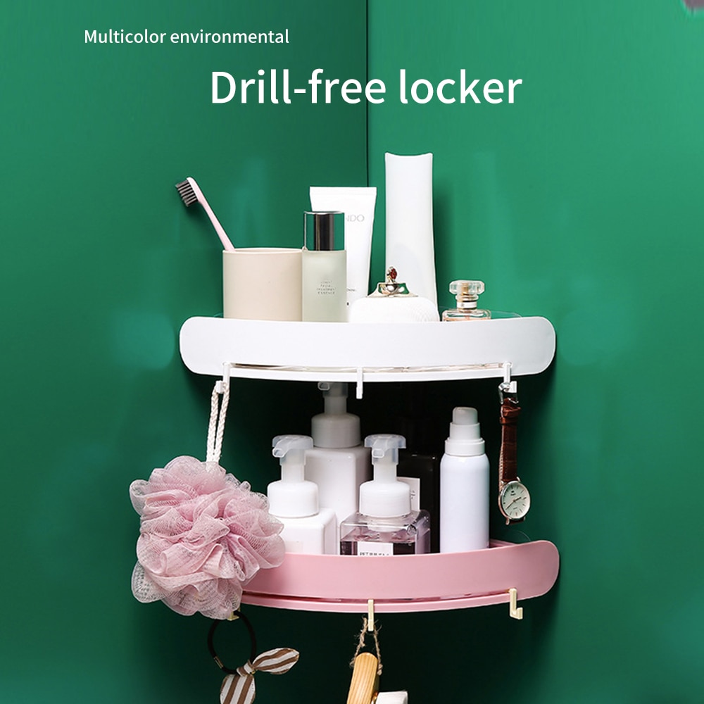 Wall Mount Corner Shelf Organizer
