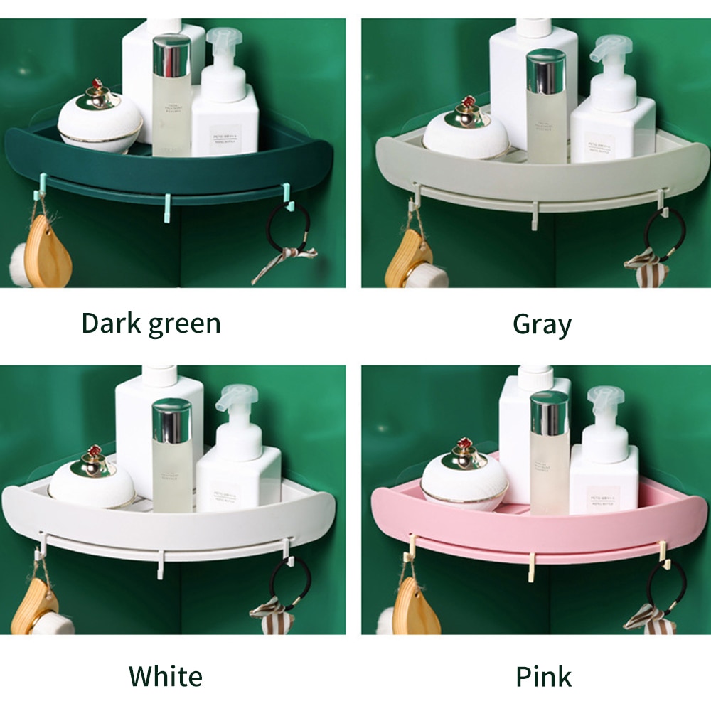 Wall Mount Corner Shelf Organizer