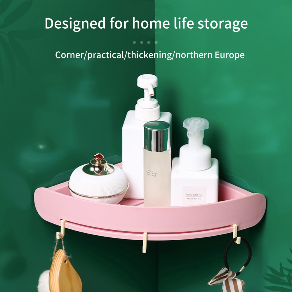 Wall Mount Corner Shelf Organizer