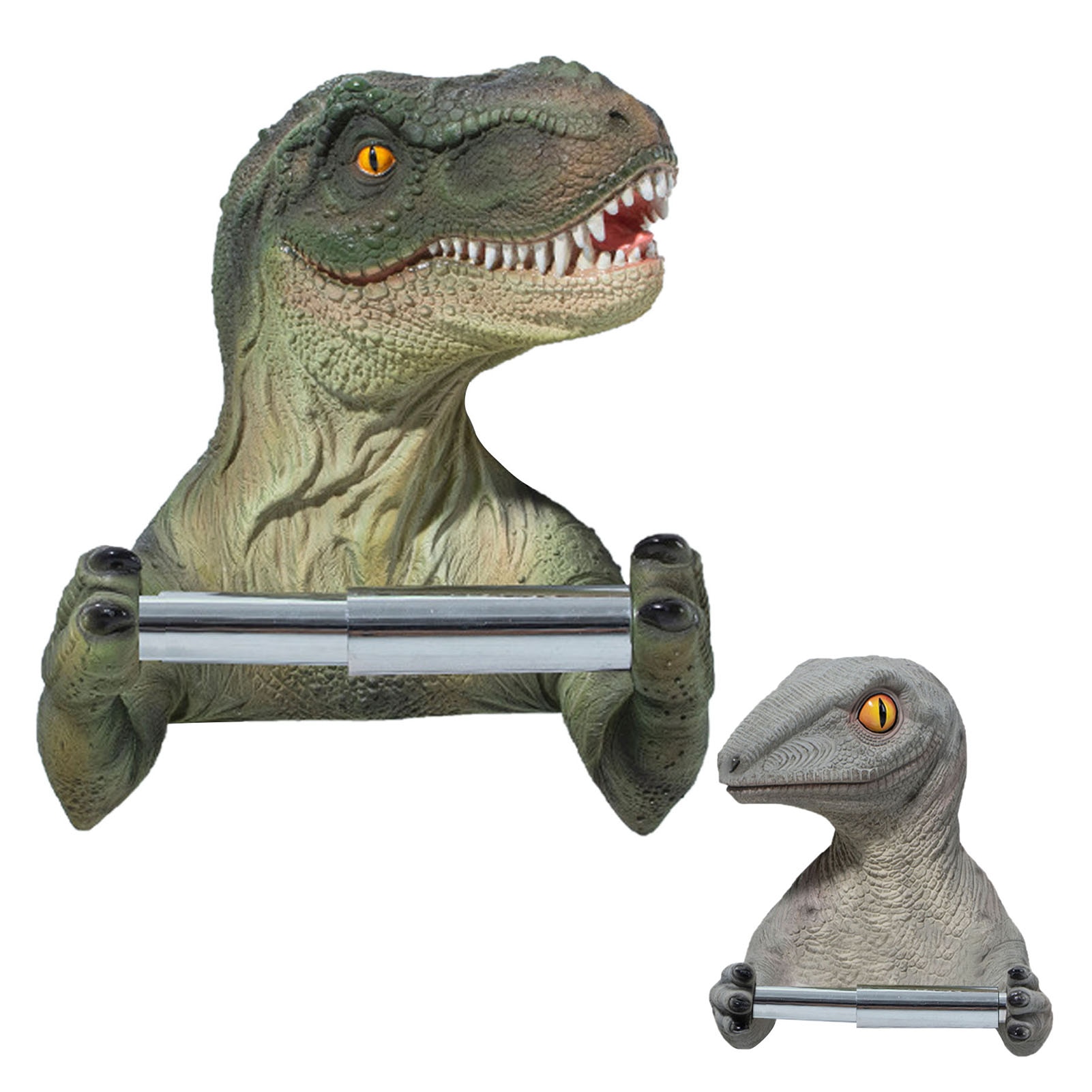 Wall Mount Dinosaur Toilet Roll Holder
