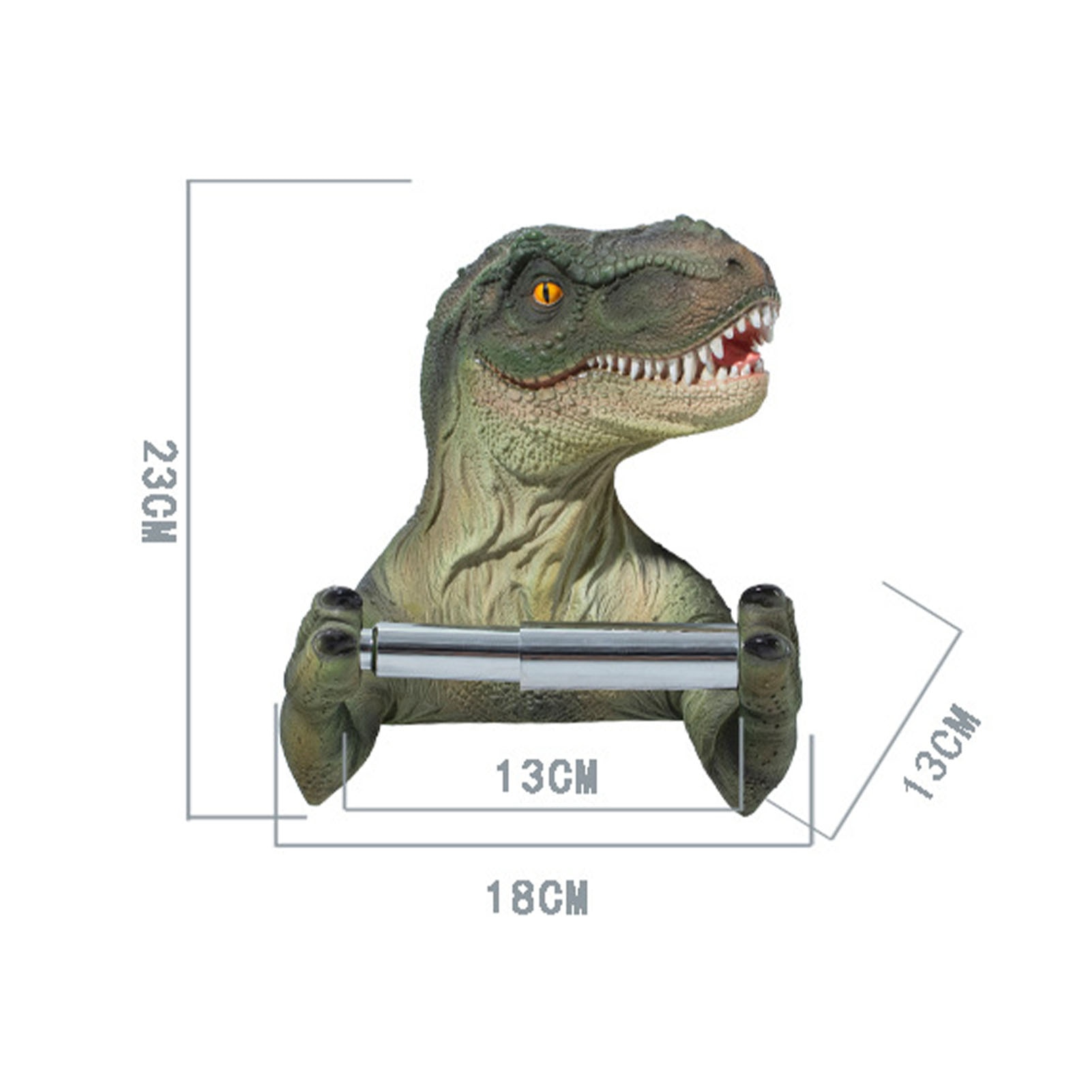 Wall Mount Dinosaur Toilet Roll Holder