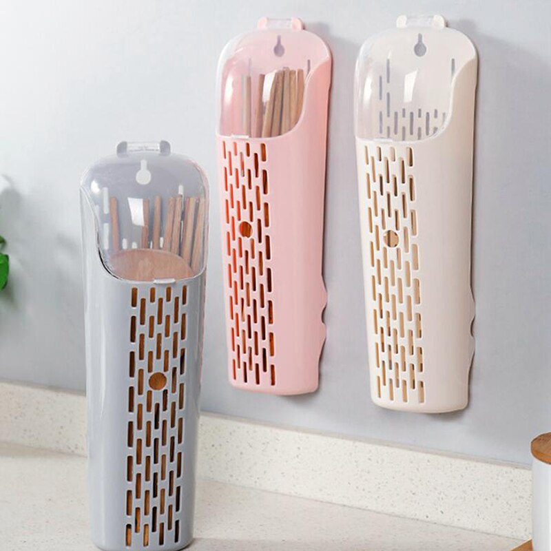 Wall Mount Draining Chopsticks Cage