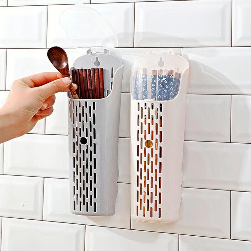 Wall Mount Draining Chopsticks Cage Wall Mount Draining Chopsticks Cage