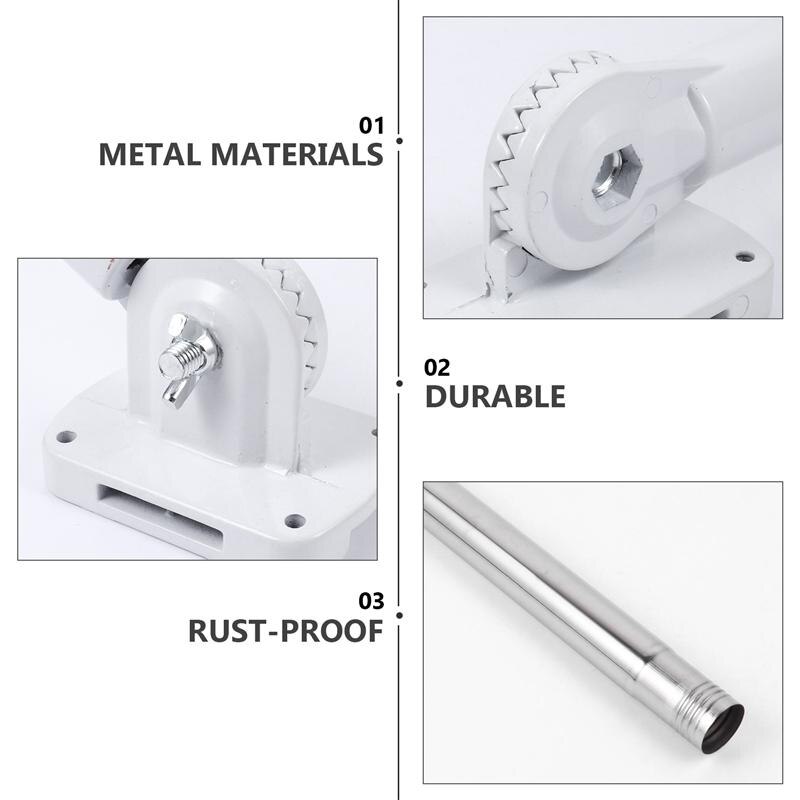 Wall Mount Flag Pole with Screws Wall Mount Flag Pole with Screws