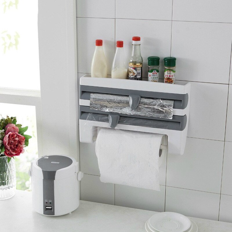 Wall Mount Multifunction Film Storage Rack
