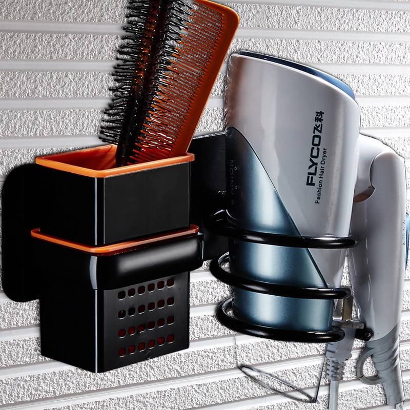 Wall Mount Rack Hair Dryer Holder Wall Mount Rack Hair Dryer Holder
