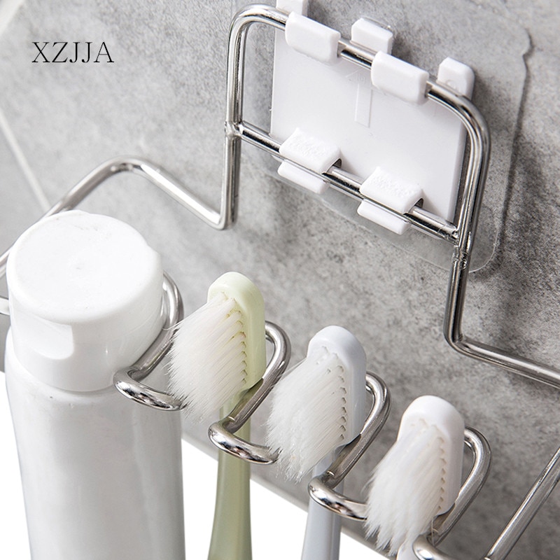 Wall Mount Stainless Steel Toothbrush Holder Wall Mount Stainless Steel Toothbrush Holder