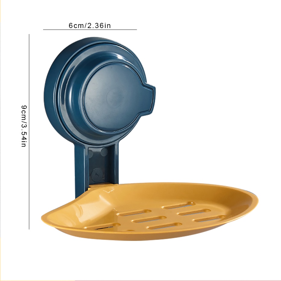 Wall Mount Suction Cup Soap Holder