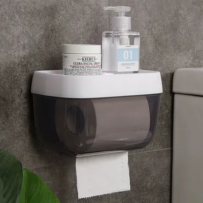 Wall Mount Toilet Roll Storage Box