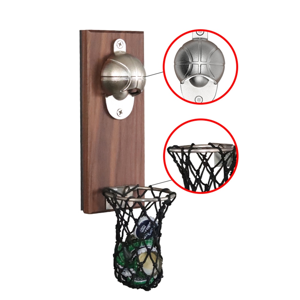 Wall Mounted Basketball Bottle Opener Wall Mounted Basketball Bottle Opener