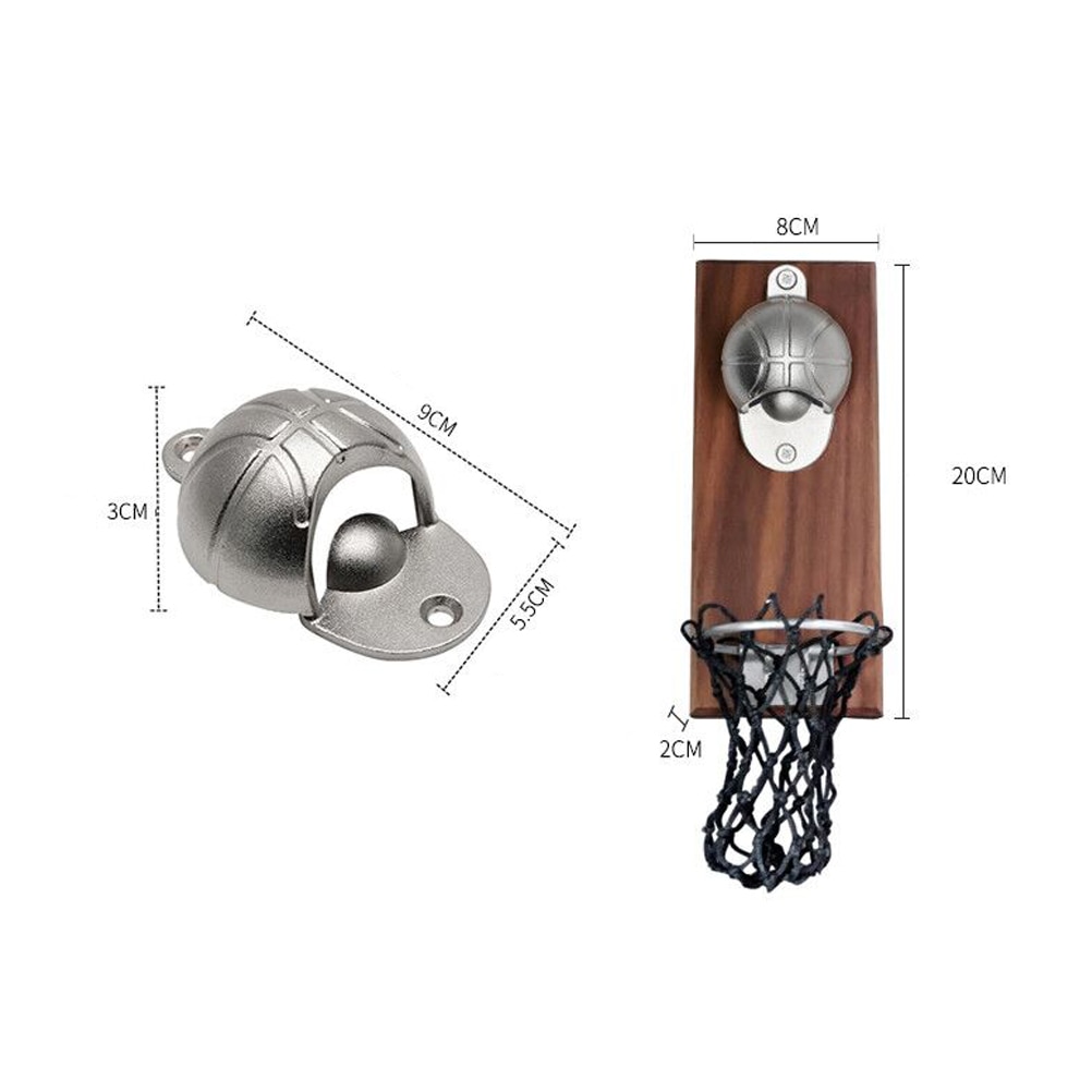 Wall Mounted Basketball Bottle Opener Wall Mounted Basketball Bottle Opener