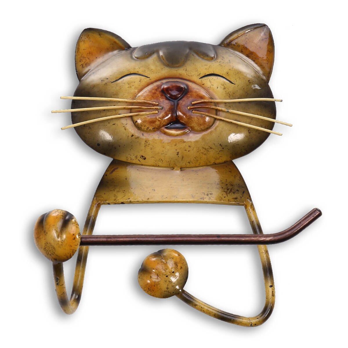 Wall Mounted Cat Toilet Roll Holder