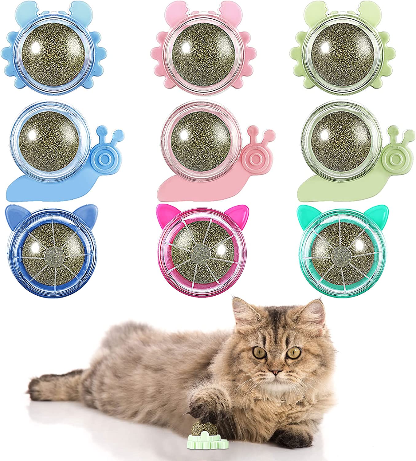 Wall Mounted Catnip Lick Ball (2 pcs) Wall Mounted Catnip Lick Ball (2 pcs)