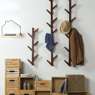 Wall Mounted Coat Rack With 6 Hooks Wall Mounted Coat Rack With 6 Hooks