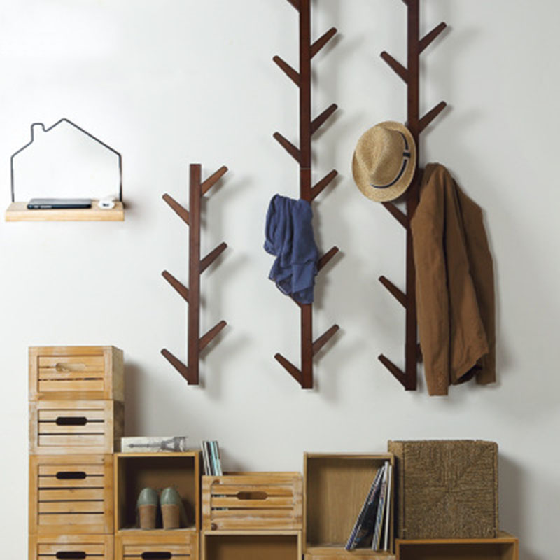 Wall Mounted Coat Rack With 6 Hooks Wall Mounted Coat Rack With 6 Hooks